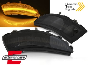 Žmigavci u retrovizoru LED SEQ (smoke) / Renault Clio IV (2016-2019), KBRE12