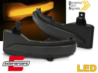Žmigavci u retrovizoru LED SEQ (smoke) / Subaru Impreza Crosstrek (2016-2022) Forester Ascent Legacy Outback (2018-), KBSU04