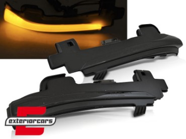 Žmigavci u retrovizoru LED SEQ (smoke) / VOLVO S60 V60 (2010-2019) S80 V70 (2012-2016) V40 (2012-2019), KBVO03