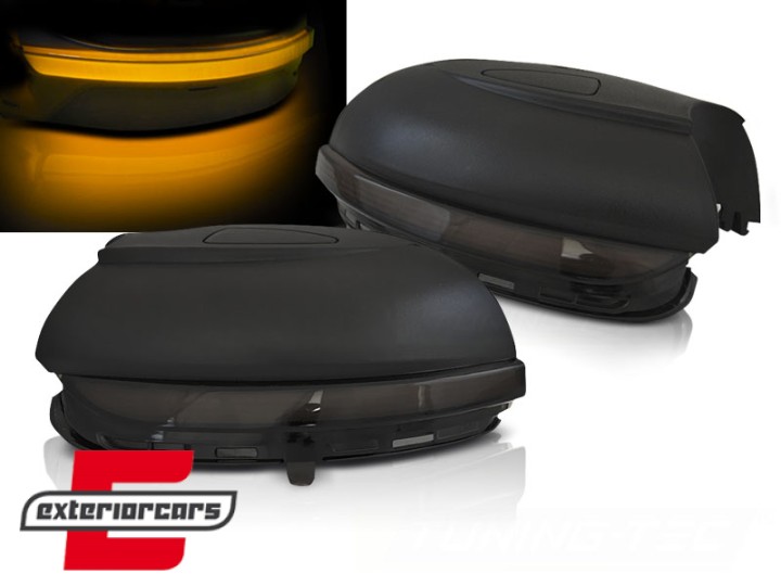 Žmigavci u retrovizoru LED SEQ (smoke) / VW Golf 6 (2008-2013) Touran (2010-2015), KBVW21