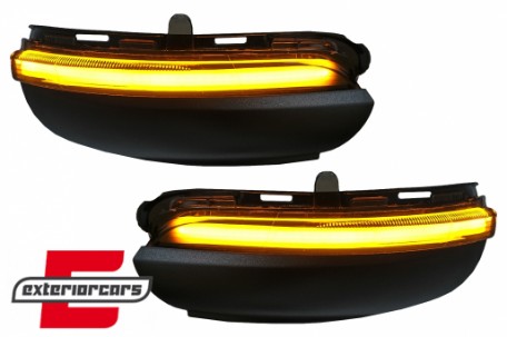 Žmigavci u retrovizoru LED SEQ (smoke) / VW Golf 6 (2008-2013) Touran (2010-2015), KBVW21