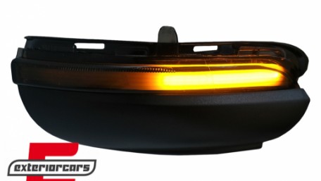 Žmigavci u retrovizoru LED SEQ (smoke) / VW Golf 6 (2008-2013) Touran (2010-2015), KBVW21