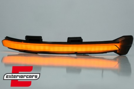 Žmigavci u retrovizoru LED SEQ (smoke) / VW Golf 7 (2013-2019) Sportsvan (2014-2020) Touran II (2015-), KBVW08